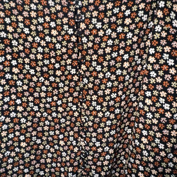 Madewell Women’s Size 12 Floral Cropped Tank Top Button Down Adjustable Straps - Picture 2 of 5